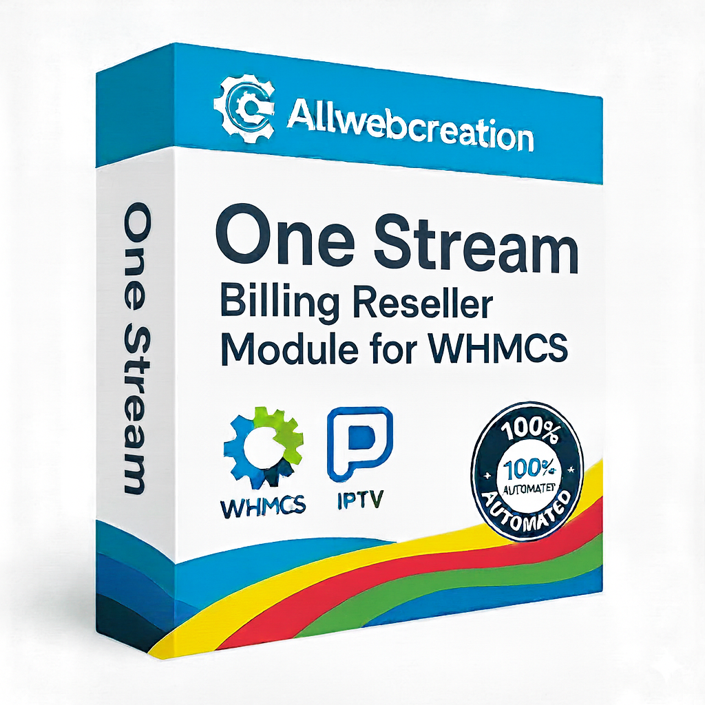 One stream reseller billing module for WHMCS
