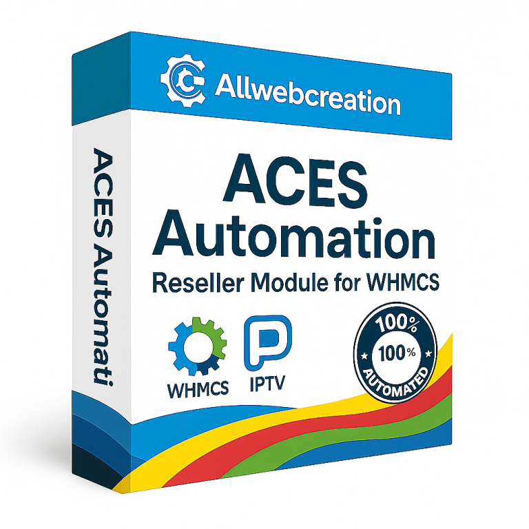 ACES Automation reseller module for whmcs
