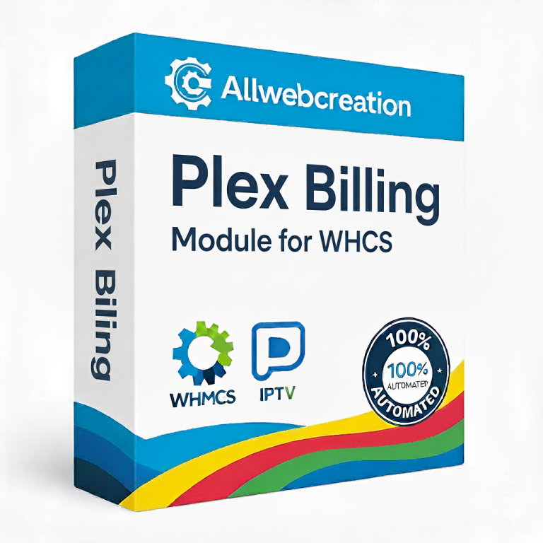 Plex billing module for WHMCS