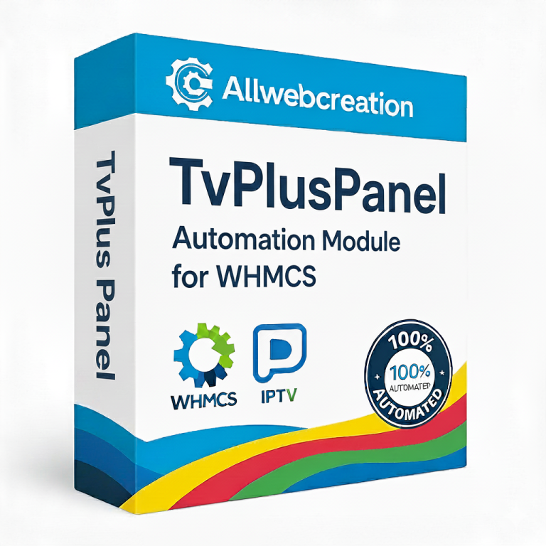 TvPlusPanel Automation module for WHMCS